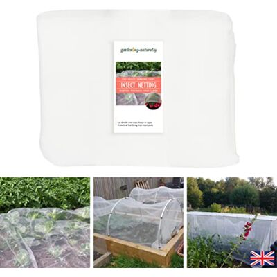 Gardening Naturally Veggiemesh Insect Mesh Netting For Fruit & Vegetables 1.8m wide per metre Fine, White Vegetable Net Gardening Naturally Veggiemesh Insect Mesh Netting For Fruit & Vegetables 1.8m wide per metre Fine, White Vegetable Net