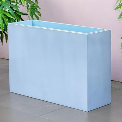 Primrose Large Garden Zinc Tall Trough Planter with Insert Silver 95cm (37.4in) Primrose Large Garden Zinc Tall Trough Planter with Insert Silver 95cm (37.4in)