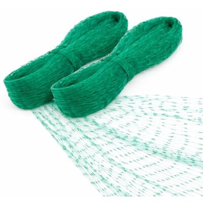 Garden Mile 2pk 2m x 10m Heavy Duty Bird Netting – UV Resistant Garden Mesh for Fruit Trees, Vegetables & Pond Protection – 20mm PVC Nylon Plant Net Bird Deterrent Garden Mile 2pk 2m x 10m Heavy Duty Bird Netting – UV Resistant Garden Mesh for Fruit Trees, Vegetables & Pond Protection – 20mm PVC Nylon Plant Net Bird Deterrent