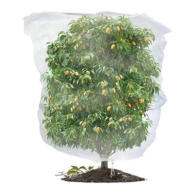 NPLSEO Fruit Tree Netting Bird Protection, Garden Netting Plant Covers,1x1.5cm Bird Nettings for Garden, Insect Mesh Net with Drawstring, Plants Fine Mesh Cover Nets for Small Bush Vegetables Net NPLSEO Fruit Tree Netting Bird Protection, Garden Netting Plant Covers,1x1.5cm Bird Nettings for Garden, Insect Mesh Net with Drawstring, Plants Fine Mesh Cover Nets for Small Bush Vegetables Net