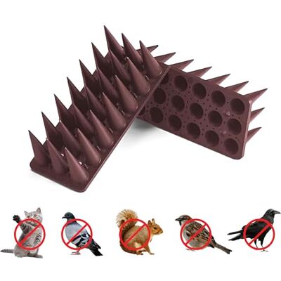 Offgridtec 6 m Pigeon Repellent Spikes, Pack of 20, 30 cm, Individually Adjustable, Bird Repellent Spikes, Cat Protection for Balcony, Window Sill, Fence, Roof, Easy to Assemble, Weather-Resistant Offgridtec 6 m Pigeon Repellent Spikes, Pack of 20, 30 cm, Individually Adjustable, Bird Repellent Spikes, Cat Protection for Balcony, Window Sill, Fence, Roof, Easy to Assemble, Weather-Resistant