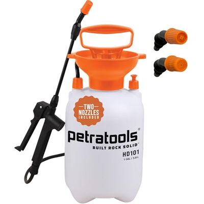 Petra 1 Gallon Pump Sprayer HD101 Garden Sprayer with 2 Nozzles Included, Pump Spray Bottle, Weed Sprayer, Water Sprayer, Plant Sprayer, Pressure Sprayer Heavy Duty Hand Pump Sprayer Petra 1 Gallon Pump Sprayer HD101 Garden Sprayer with 2 Nozzles Included, Pump Spray Bottle, Weed Sprayer, Water Sprayer, Plant Sprayer, Pressure Sprayer Heavy Duty Hand Pump Sprayer