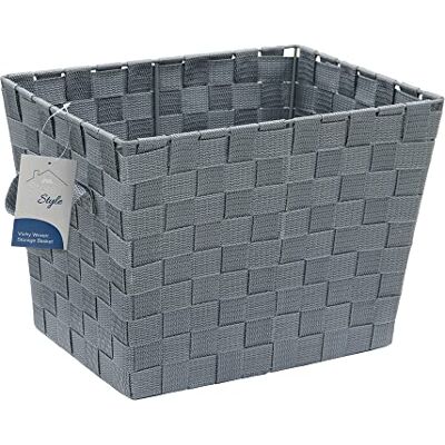 JVL Vichy Rectangular Nylon Storage Basket - Storage Basket JVL Vichy Rectangular Nylon Storage Basket - Storage Basket