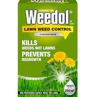 Weedol Lawn Weedkiller, Concentrate, Kills Weeds Not Lawns, 500ML Weedol Lawn Weedkiller, Concentrate, Kills Weeds Not Lawns, 500ML