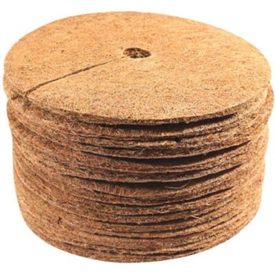 Remingtape 16Pcs Coconut Fiber Tree Ring Mulch Mat 11.8 Inch Mulch Ring Plant Protectors Mat for Indoor Outdoor Plants Remingtape 16Pcs Coconut Fiber Tree Ring Mulch Mat 11.8 Inch Mulch Ring Plant Protectors Mat for Indoor Outdoor Plants