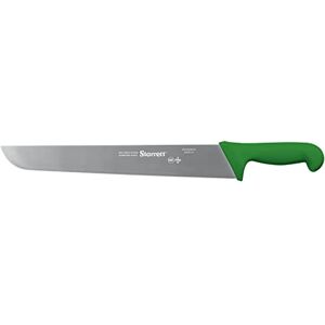 Starrett Professional Butchers Knife BKG203-14 Wide straight 14 Inch Ultra Sharp Sanitized Steel Blade Green Handle Kitchen Chef's Knife Starrett Professional Butchers Knife BKG203-14 Wide straight 14 Inch Ultra Sharp Sanitized Steel Blade Green Handle Kitchen Chef's Knife