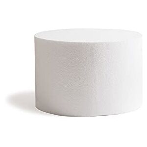 Decora Polystyrene Disk Shape, 25 x 20 cm, White Decora Polystyrene Disk Shape, 25 x 20 cm, White
