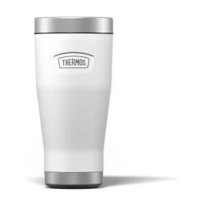 Thermos Icon Ice White Travel Tumbler (470ml), Reusable Insulated Stainless Steel Coffee Cup for Hot or Cold Drinks, Vacuum Sealed Water Flask with a Leak-Proof Lid, 7hr Hot/22hr Cold Thermos Icon Ice White Travel Tumbler (470ml), Reusable Insulated Stainless Steel Coffee Cup for Hot or Cold Drinks, Vacuum Sealed Water Flask with a Leak-Proof Lid, 7hr Hot/22hr Cold