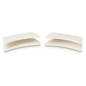 LE CREUSET x2 Silicone Side Handle Grip Meringue Standard Pkg LE CREUSET x2 Silicone Side Handle Grip Meringue Standard Pkg
