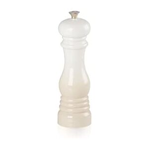LE CREUSET Classic Adjustable Salt Mill Grinder, Chip-Resistant ABS Plastic, Anti-Corrosion, 40g, 21 cm, Meringue, 44002217160000 LE CREUSET Classic Adjustable Salt Mill Grinder, Chip-Resistant ABS Plastic, Anti-Corrosion, 40g, 21 cm, Meringue, 44002217160000