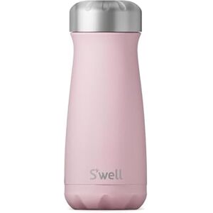 S'well Stainless Steel Traveler Triple-Layered Vacuum-Insulated Travel Mug Keeps Coffee, Tea and Drinks Cold and Hot BPA-Free Water Bottle, Pink Topaz S'well Stainless Steel Traveler Triple-Layered Vacuum-Insulated Travel Mug Keeps Coffee, Tea and Drinks Cold and Hot BPA-Free Water Bottle, Pink Topaz