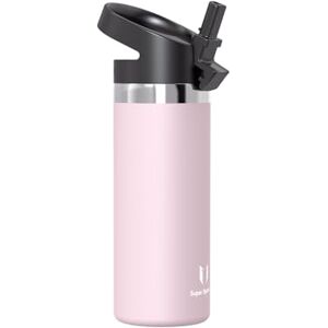 Super Sparrow Water Bottle Insulated 500ml Wide Mouth Metal Bottle Wide Mouth SwivelSip Flask BPA Free, Leak Proof Ergonomic Straw Water Bottles for Work, Gym, Travel, Sports Super Sparrow Water Bottle Insulated 500ml Wide Mouth Metal Bottle Wide Mouth SwivelSip Flask BPA Free, Leak Proof Ergonomic Straw Water Bottles for Work, Gym, Travel, Sports