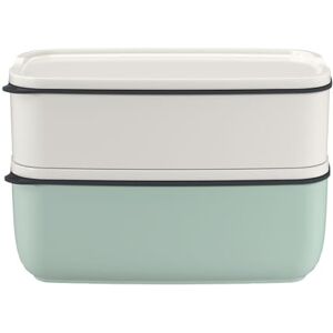 Villeroy & Boch – ToGo & ToStay lunch box set, 2 pieces, premium porcelain, rectangular, White/Mint green Villeroy & Boch – ToGo & ToStay lunch box set, 2 pieces, premium porcelain, rectangular, White/Mint green