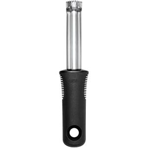 OXO Good Grips Apple Corer – Stainless Steel Fruit Corer with Sharp Serrated Blade & Non-Slip Handle, Dishwasher Safe OXO Good Grips Apple Corer – Stainless Steel Fruit Corer with Sharp Serrated Blade & Non-Slip Handle, Dishwasher Safe