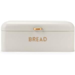 Salter Pebble Bread Bin Large Bread Storage Container, Store Up To 2 Loaves Of Bread, Pastries & Bagels, Durable Powder Coated Steel, Easy to Clean, Brass Embossed Lettering, Easy Clean, Stone Salter Pebble Bread Bin Large Bread Storage Container, Store Up To 2 Loaves Of Bread, Pastries & Bagels, Durable Powder Coated Steel, Easy to Clean, Brass Embossed Lettering, Easy Clean, Stone