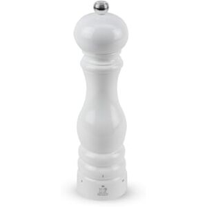 PEUGEOT Paris u'Select 22 cm Salt Mill 6 Predefined Grind Settings Powdered Salt Innovation, Zirlion Mechanism PEFC-Certified Wood Made in France Glossy White Finish PEUGEOT Paris u'Select 22 cm Salt Mill 6 Predefined Grind Settings Powdered Salt Innovation, Zirlion Mechanism PEFC-Certified Wood Made in France Glossy White Finish