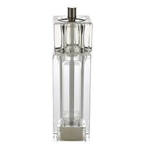 Genware NEV-SPSQCOM Square Combo Pepper/Salt Grinder/Shaker, Acrylic Genware NEV-SPSQCOM Square Combo Pepper/Salt Grinder/Shaker, Acrylic