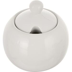 Excelsa Excèlsa White Home Sugar Jar 9 Cm Excelsa Excèlsa White Home Sugar Jar 9 Cm