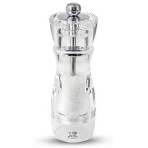 PEUGEOT Vittel Manual Salt Mill Adjustable Grinder Acrylic, Clear, 16 cm PEUGEOT Vittel Manual Salt Mill Adjustable Grinder Acrylic, Clear, 16 cm