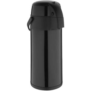 Olympia Pump Action Airpot St/St Double Wall Black 5Ltr 169.1fl oz Olympia Pump Action Airpot St/St Double Wall Black 5Ltr 169.1fl oz