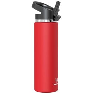 Super Sparrow Water Bottle Insulated 1000ml Wide Mouth Metal Bottle Wide Mouth SwivelSip Flask BPA Free, Leak Proof Ergonomic Straw Water Bottles for Work, Gym, Travel, Sports Super Sparrow Water Bottle Insulated 1000ml Wide Mouth Metal Bottle Wide Mouth SwivelSip Flask BPA Free, Leak Proof Ergonomic Straw Water Bottles for Work, Gym, Travel, Sports