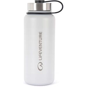 Lifeventure 1 Litre Vacuum Insulated Stainless Steel Water Bottle with Leak Proof Screw-Lid and Powder Coated Outer, Grey Lifeventure 1 Litre Vacuum Insulated Stainless Steel Water Bottle with Leak Proof Screw-Lid and Powder Coated Outer, Grey