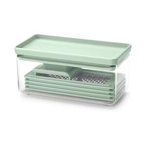 Brabantia Tasty+ Slicer and Grater Set Vegetable Slicer with Two Graters & Storage Box Non-Slip Base & Dishwasher Safe Design 100% Recyclable Tritan Plastic Jade Green Brabantia Tasty+ Slicer and Grater Set Vegetable Slicer with Two Graters & Storage Box Non-Slip Base & Dishwasher Safe Design 100% Recyclable Tritan Plastic Jade Green