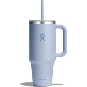 Hydro Flask Travel Tumbler 1180 ml (40 oz) with Closable Press-In Straw Lid Stainless Steel Double Wall Vacuum Insulated Splash resistant lid Surf Hydro Flask Travel Tumbler 1180 ml (40 oz) with Closable Press-In Straw Lid Stainless Steel Double Wall Vacuum Insulated Splash resistant lid Surf