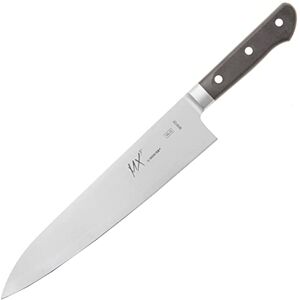 Mercer Culinary MX3 Premium San Mai VG-10 Steel Core Blade Gyuto Chef Knife, 240mm 9 1/2 Inch Mercer Culinary MX3 Premium San Mai VG-10 Steel Core Blade Gyuto Chef Knife, 240mm 9 1/2 Inch
