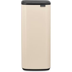Brabantia Bo Touch Bin 30L (Soft Beige), Space-Efficient and Rectangular Waste Bin with Soft-Touch Opening System, Easy to Clean Plastic Inner Bucket with Free PerfectFit Rubbish Bags Included Brabantia Bo Touch Bin 30L (Soft Beige), Space-Efficient and Rectangular Waste Bin with Soft-Touch Opening System, Easy to Clean Plastic Inner Bucket with Free PerfectFit Rubbish Bags Included