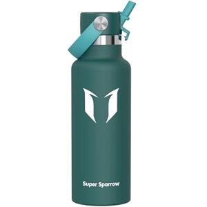 Super Sparrow Sparrow Insulated Water Bottle Kids 500ml FlipFlow Metal Water Bottles with Straw Lid BPA Free Leakproof Stainless Steel Flask for Sport, School, Outdoor, Travel Super Sparrow Sparrow Insulated Water Bottle Kids 500ml FlipFlow Metal Water Bottles with Straw Lid BPA Free Leakproof Stainless Steel Flask for Sport, School, Outdoor, Travel