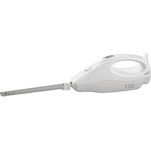 Russell Hobbs Food Collection Electric Carving Knife with dual serated 203mm stainless steel blades, Power & blade release button, Dishwasher safe blades, Easy wrap cord storage, 120W, 13892 Russell Hobbs Food Collection Electric Carving Knife with dual serated 203mm stainless steel blades, Power & blade release button, Dishwasher safe blades, Easy wrap cord storage, 120W, 13892