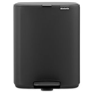 Brabantia Bo Pedal Bin 12L (Mineral Infinite Grey), Soft Closing Waste Bin with Light Pedal Operation, Easy to Clean Removable Plastic Inner Bucket with Free PerfectFit Rubbish Bags Included Brabantia Bo Pedal Bin 12L (Mineral Infinite Grey), Soft Closing Waste Bin with Light Pedal Operation, Easy to Clean Removable Plastic Inner Bucket with Free PerfectFit Rubbish Bags Included