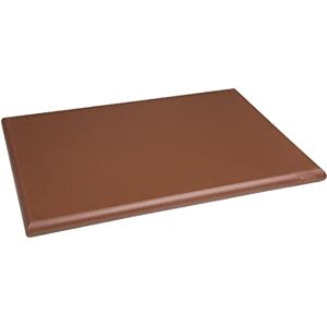Hygiplas Extra Thick High Density Brown Chopping Board for Vegetables 45x30cm Hygiplas Extra Thick High Density Brown Chopping Board for Vegetables 45x30cm