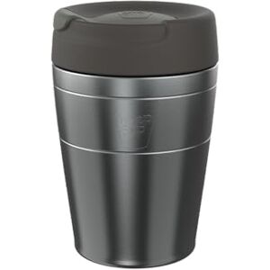 KeepCup Traveller Reusable Travel Mug Vacuum Insulated Cup with Leakproof Sipper Lid 12oz (340ml) Nitro Gloss KeepCup Traveller Reusable Travel Mug Vacuum Insulated Cup with Leakproof Sipper Lid 12oz (340ml) Nitro Gloss