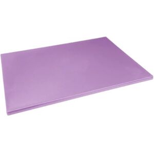 Hygiplas Low Density Purple Chopping Board 600x450x20mm Colour Coded, Dishwasher Safe Cutting Board FX109 Hygiplas Low Density Purple Chopping Board 600x450x20mm Colour Coded, Dishwasher Safe Cutting Board FX109