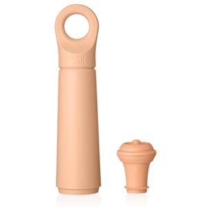 Vacu Vin Wine Saver Loop with 1 Vacuum Stopper – Premium Wine Preserver Pump for Bottles – Reusable, Made with 98% Recycled Material – Air Removal System – Terra Color Vacu Vin Wine Saver Loop with 1 Vacuum Stopper – Premium Wine Preserver Pump for Bottles – Reusable, Made with 98% Recycled Material – Air Removal System – Terra Color