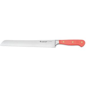 Wüsthof Classic Coral Peach 9" Double Serrated Bread Knife Wüsthof Classic Coral Peach 9" Double Serrated Bread Knife