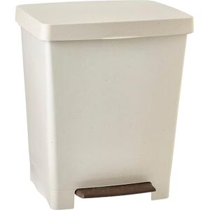 TATAY Cubik Rubbish Bin Kitchen with Pedal 21L Matte Finish Indoor and Outdoor Use Fits 20L to 30L Bags 100% Recycled BPA-Free Plastic 33.5x30x39 cm, Ecohome TATAY Cubik Rubbish Bin Kitchen with Pedal 21L Matte Finish Indoor and Outdoor Use Fits 20L to 30L Bags 100% Recycled BPA-Free Plastic 33.5x30x39 cm, Ecohome
