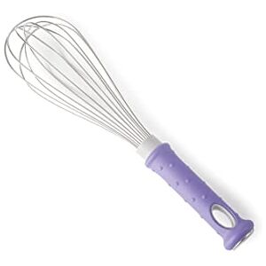 LACOR 61592 Whisk, FibreGLASS, 18/10 Stainless Steel, Ergonomic Handle with Fibreglass, Purple, Hypoallergenic, 35 cm, Dishwasher Safe LACOR 61592 Whisk, FibreGLASS, 18/10 Stainless Steel, Ergonomic Handle with Fibreglass, Purple, Hypoallergenic, 35 cm, Dishwasher Safe