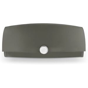 Swan Townhouse Bread Bin with Ventilation, Colour Coated Iron and Roll Top Lid, 14 Litre, Graphite Swan Townhouse Bread Bin with Ventilation, Colour Coated Iron and Roll Top Lid, 14 Litre, Graphite