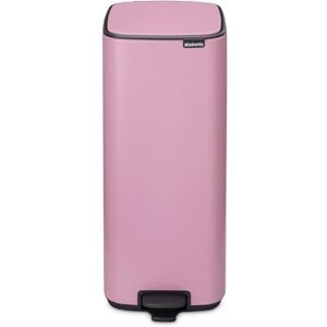 Brabantia Bo Pedal Bin 30L (Lilac Pink), Soft Closing Waste Bin with Light Pedal Operation, Easy to Clean Removable Plastic Inner Bucket with Free PerfectFit Rubbish Bags Included Brabantia Bo Pedal Bin 30L (Lilac Pink), Soft Closing Waste Bin with Light Pedal Operation, Easy to Clean Removable Plastic Inner Bucket with Free PerfectFit Rubbish Bags Included