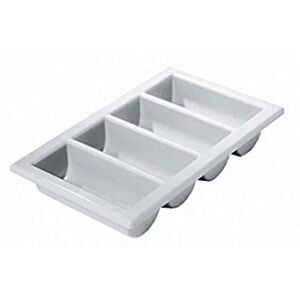 Genware NEV-CB1-1 Cutlery Tray/Box, 1/1, 13" x 21", Grey Genware NEV-CB1-1 Cutlery Tray/Box, 1/1, 13" x 21", Grey