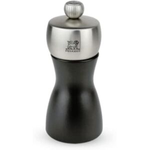 Peugeot Fidji Pepper Grinder - Stainless Steel & Wood - 12cm Peugeot Fidji Pepper Grinder - Stainless Steel & Wood - 12cm
