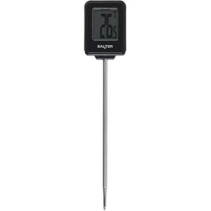 Salter Instant Read Meat Thermometer – Digital Food Thermometer Probe with Cover, Accurate Instant Read, Stainless Steel, Measure in Celsius & Fahrenheit, Perfect for BBQ, Roasts, Air Frying Salter Instant Read Meat Thermometer – Digital Food Thermometer Probe with Cover, Accurate Instant Read, Stainless Steel, Measure in Celsius & Fahrenheit, Perfect for BBQ, Roasts, Air Frying