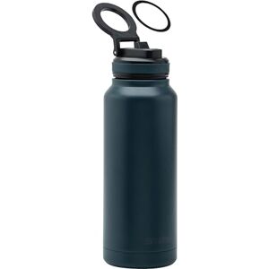 Smash Double Wall Stainless Steel Magnetic Phone Holder Water Bottle 1L /34oz, Navy Smash Double Wall Stainless Steel Magnetic Phone Holder Water Bottle 1L /34oz, Navy