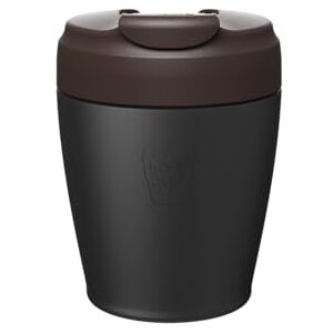KeepCup Commuter Travel Mug Insulated Stainless Steel Reusable Coffee Cup with Spillproof Flip Lid 12oz/340ml Dark Chocolate KeepCup Commuter Travel Mug Insulated Stainless Steel Reusable Coffee Cup with Spillproof Flip Lid 12oz/340ml Dark Chocolate