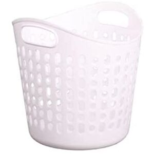 Iris Ohyama Laundry Material-Flexible Basket SBK-460-Plastic, White, 40 L, 46 x 46 x 46 cm, 60 L Iris Ohyama Laundry Material-Flexible Basket SBK-460-Plastic, White, 40 L, 46 x 46 x 46 cm, 60 L