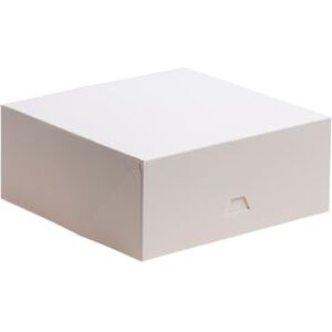 dekora Cake Boxes 16x16x8 cm Sturdy Pastry Boxes Easy to Assemble and Reusable Eco-Friendly Cardboard Made from Vegetable Fibre Pack of 50 Boxes White Colour dekora Cake Boxes 16x16x8 cm Sturdy Pastry Boxes Easy to Assemble and Reusable Eco-Friendly Cardboard Made from Vegetable Fibre Pack of 50 Boxes White Colour