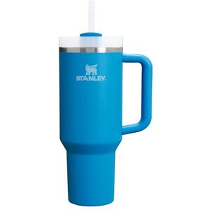 Stanley Quencher H2.0 Flowstate Tumbler 0.89L Cold for 9 Hours Iced for 40 Hours Metal Water Bottle with Straw, Handle and Lid Dishwasher Safe Travel Mug for Cold Drinks Azure Stanley Quencher H2.0 Flowstate Tumbler 0.89L Cold for 9 Hours Iced for 40 Hours Metal Water Bottle with Straw, Handle and Lid Dishwasher Safe Travel Mug for Cold Drinks Azure